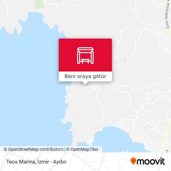 Teos Marina harita