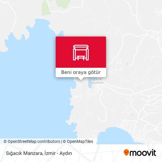 Sığacık Manzara harita