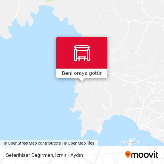 Seferihisar Değirmen harita