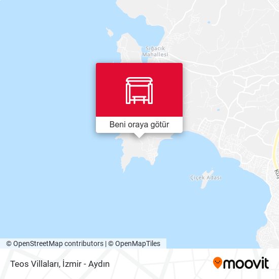 Teos Villaları harita