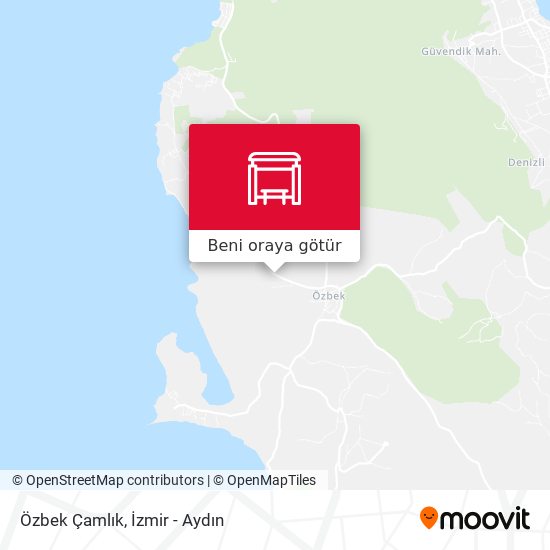 Özbek Çamlık harita