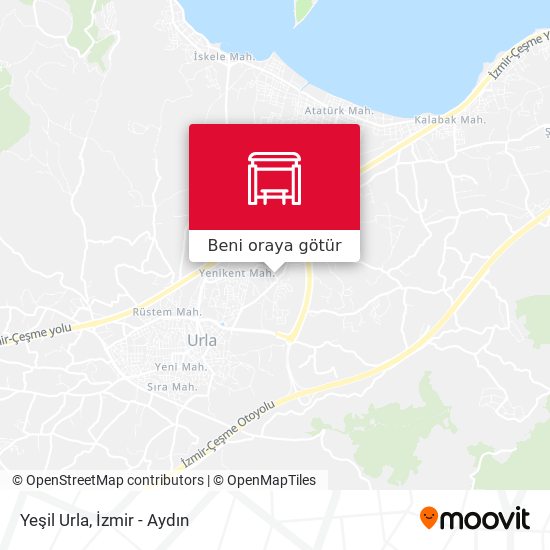 Yeşil Urla harita
