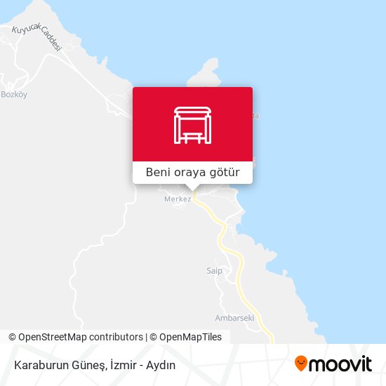 Karaburun Güneş harita