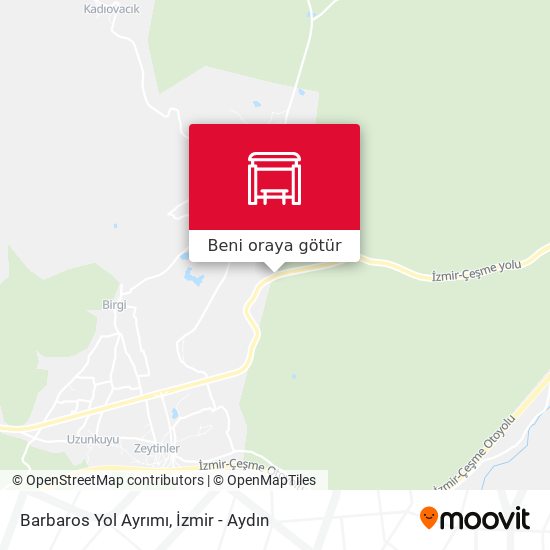 Barbaros Yol Ayrımı harita