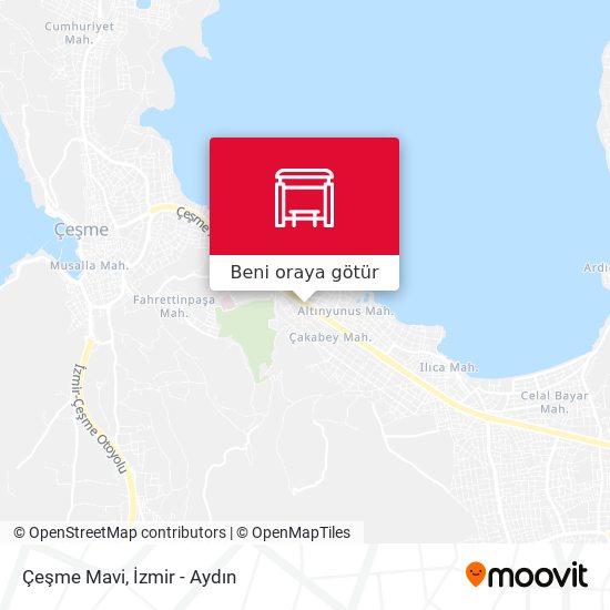 Çeşme Mavi harita