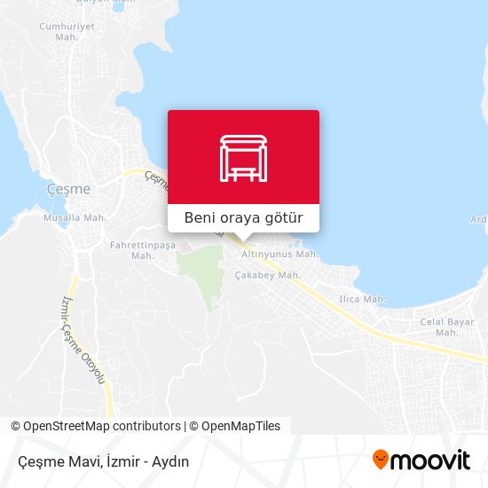 Çeşme Mavi harita