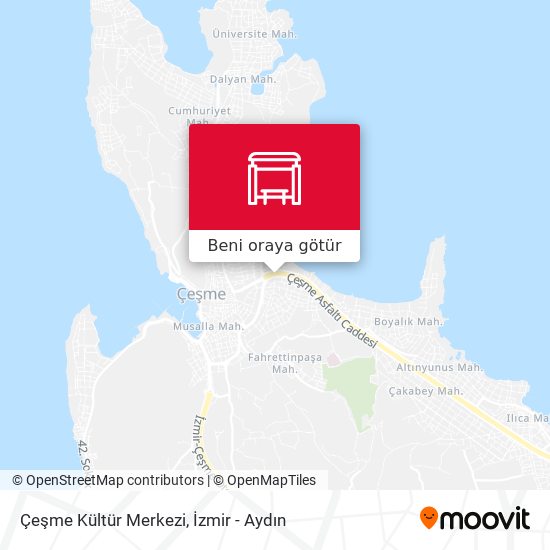 Çeşme Kültür Merkezi harita