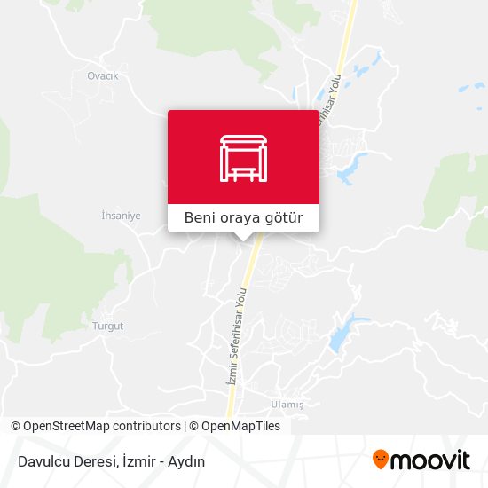 Davulcu Deresi harita