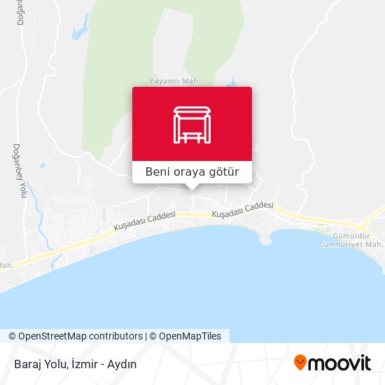 Baraj Yolu harita