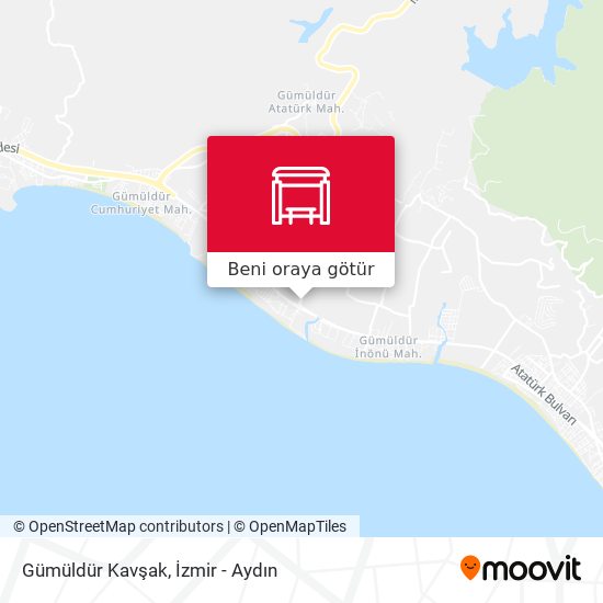 Gümüldür Kavşak harita