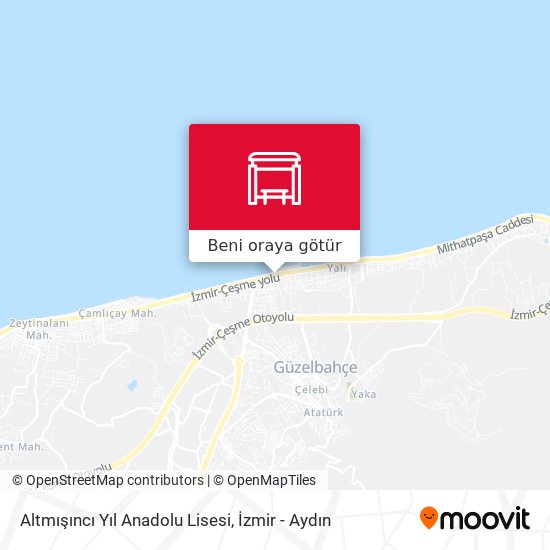 Altmışıncı Yıl Anadolu Lisesi harita