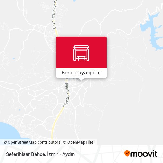 Seferihisar Bahçe harita