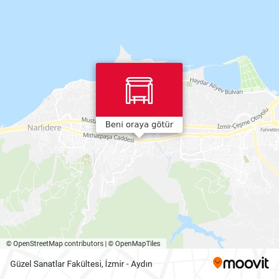 Güzel Sanatlar Fakültesi harita