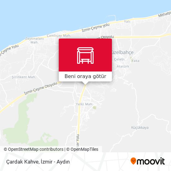 Çardak Kahve harita