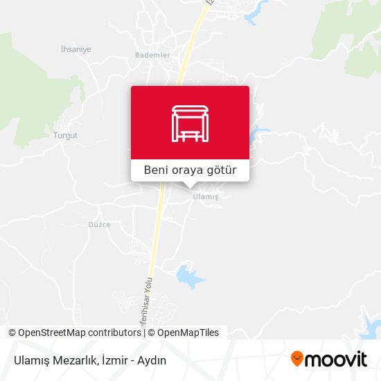 Ulamış Mezarlık harita