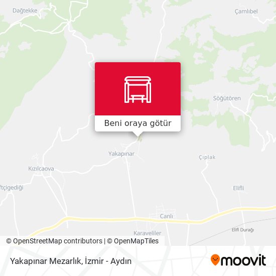 Yakapınar Mezarlık harita