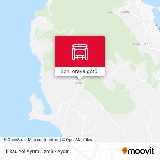 Ilıksu Yol Ayrımı harita