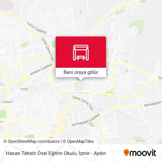 Hasan Tahsin Özel Eğitim Okulu harita