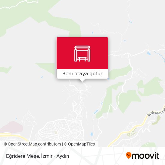 Eğridere Meşe harita