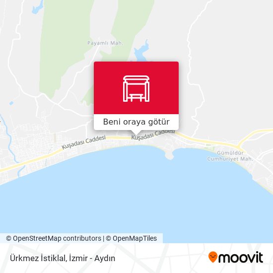 Ürkmez İstiklal harita