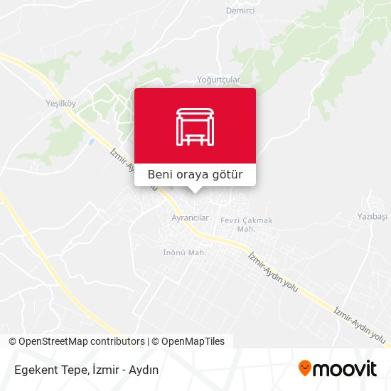 Egekent Tepe harita
