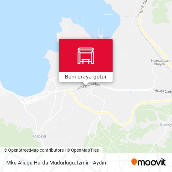 Mke Aliağa Hurda Müdürlüğü harita