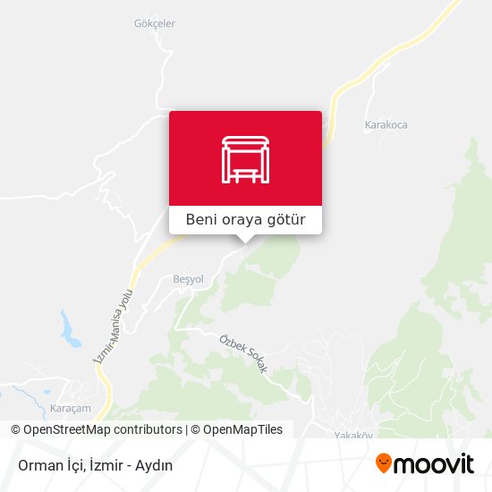 Orman İçi harita