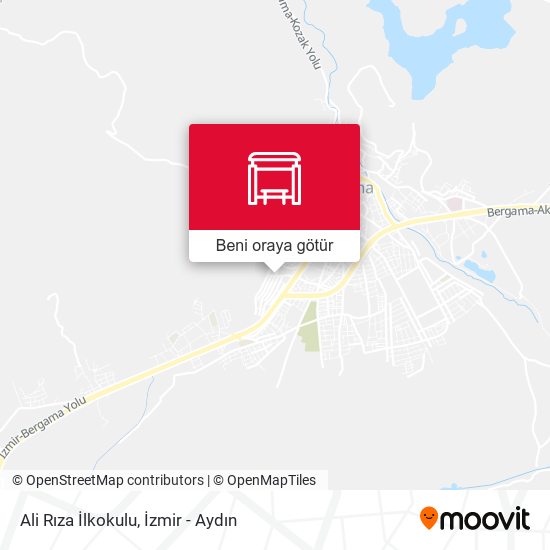 Ali Rıza İlkokulu harita