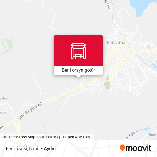 Fen Lisesi harita