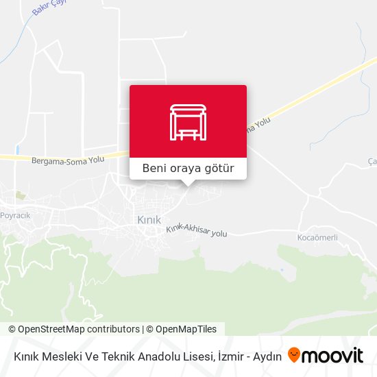 Kınık Mesleki Ve Teknik Anadolu Lisesi harita
