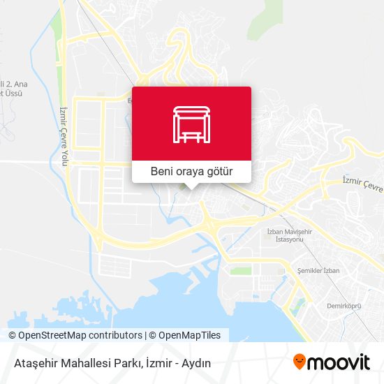 Ataşehir Mahallesi Parkı harita