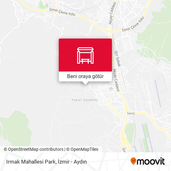 Irmak Mahallesi Park harita