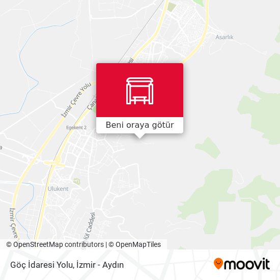 Göç İdaresi Yolu harita