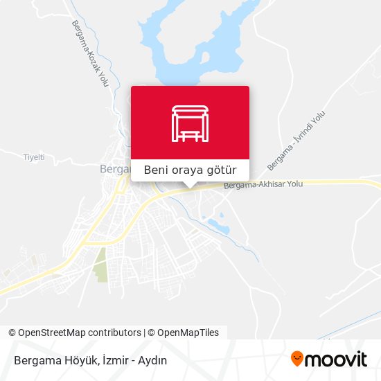 Bergama Höyük harita