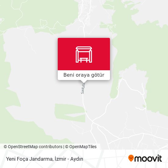 Yeni Foça Jandarma harita