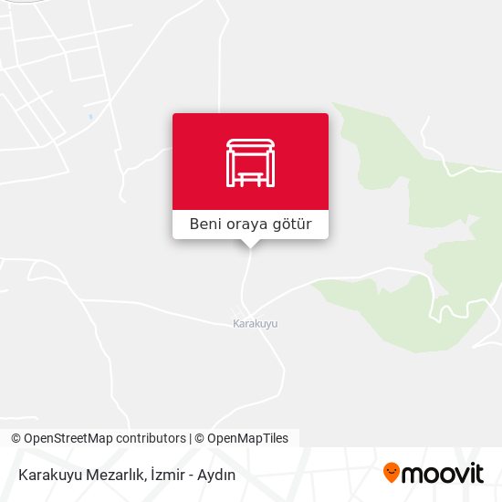 Karakuyu Mezarlık harita