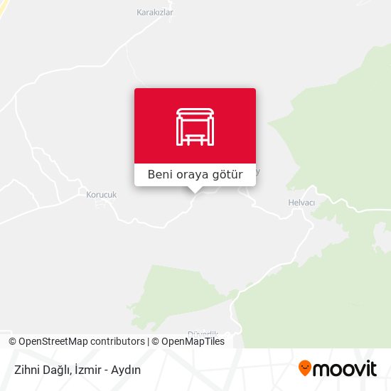 Zihni Dağlı harita