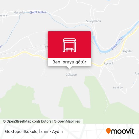 Göktepe İlkokulu harita
