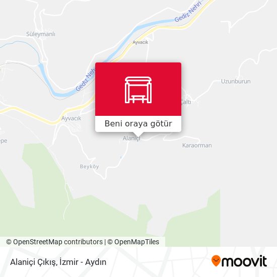 Alaniçi Çıkış harita