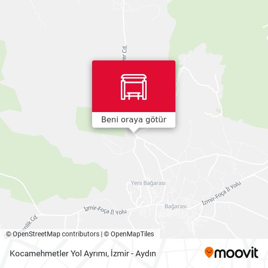 Kocamehmetler Yol Ayrımı harita