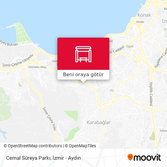 Cemal Süreya Parkı harita