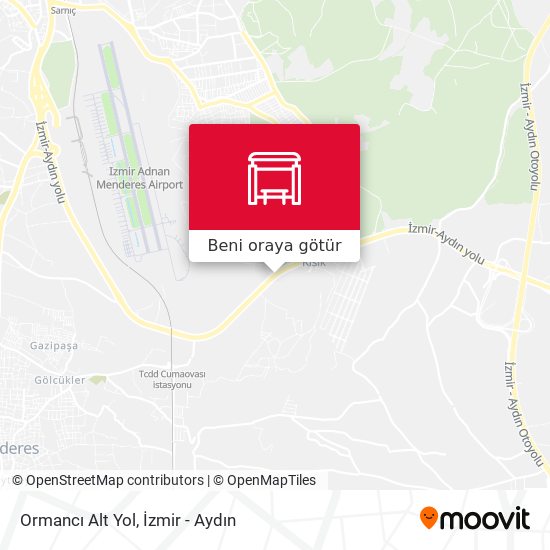 Ormancı Alt Yol harita