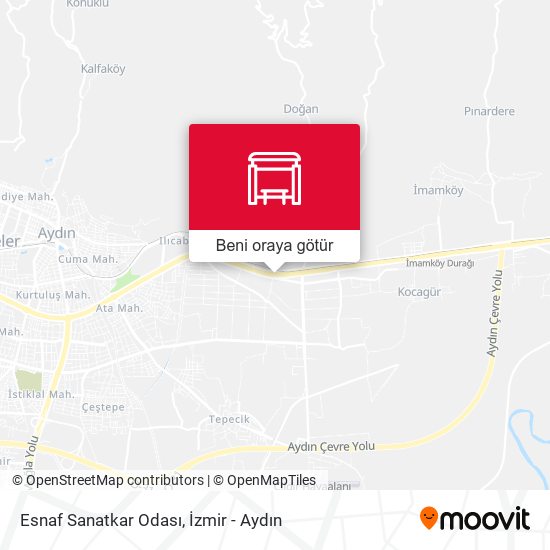 Esnaf Sanatkar Odası harita