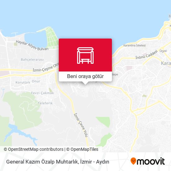 General Kazım Özalp Muhtarlık harita