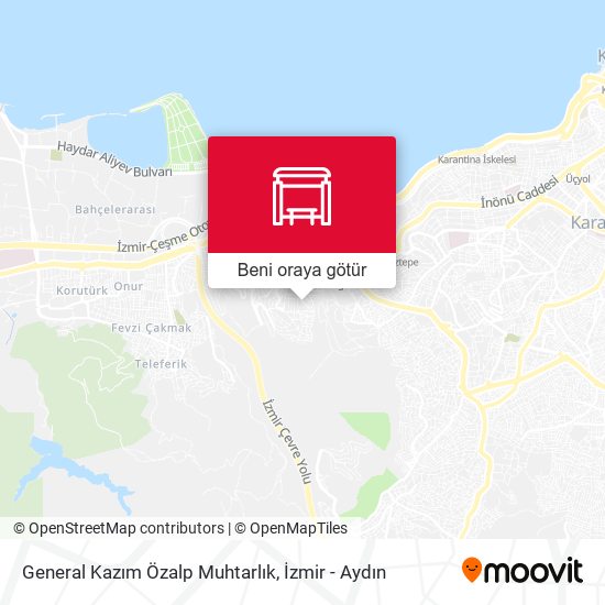 General Kazım Özalp Muhtarlık harita
