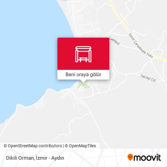 Dikili Orman harita