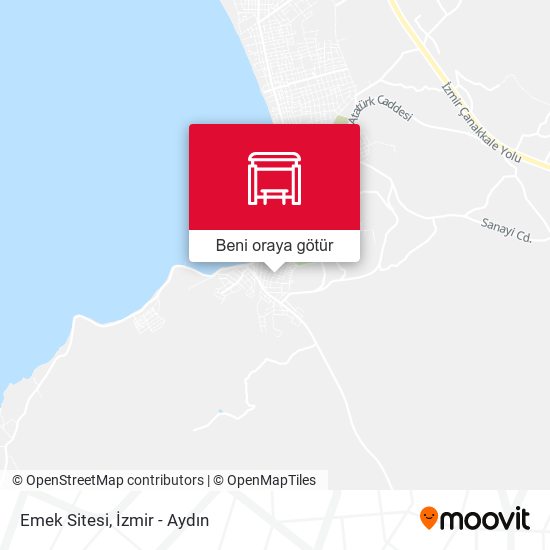 Emek Sitesi harita