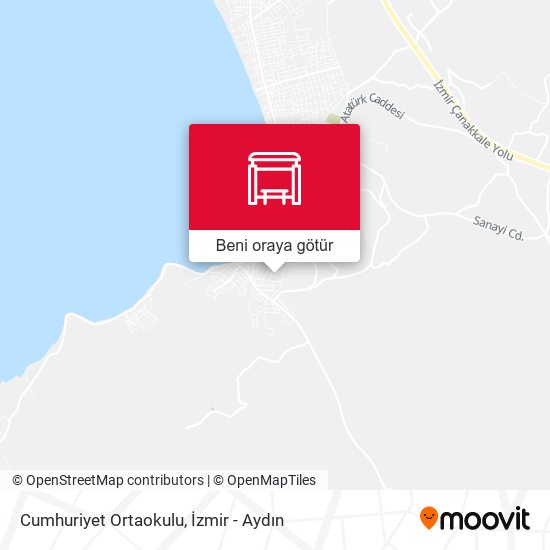 Cumhuriyet Ortaokulu harita