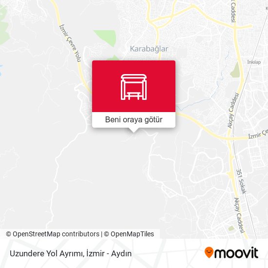 Uzundere Yol Ayrımı harita