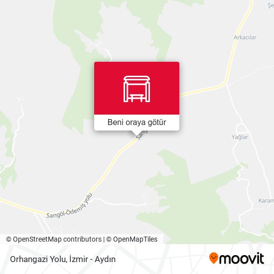 Orhangazi Yolu harita